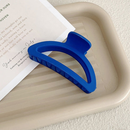 Blue Series Grab Clip Hair Accessories Ladies Back Head Hair Clip Ponytail Hair Claw Shark Clip Large Claw Clip Headdress